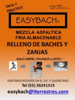 EASYBACH  Mezcla asfaltica fria